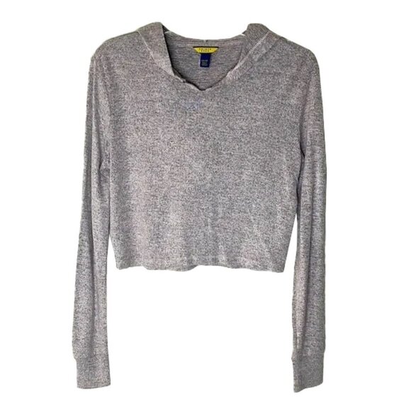 ❤️ PRINCE & FOX Long Sleeve Crop Hoodie Size XS - Picture 1 of 4